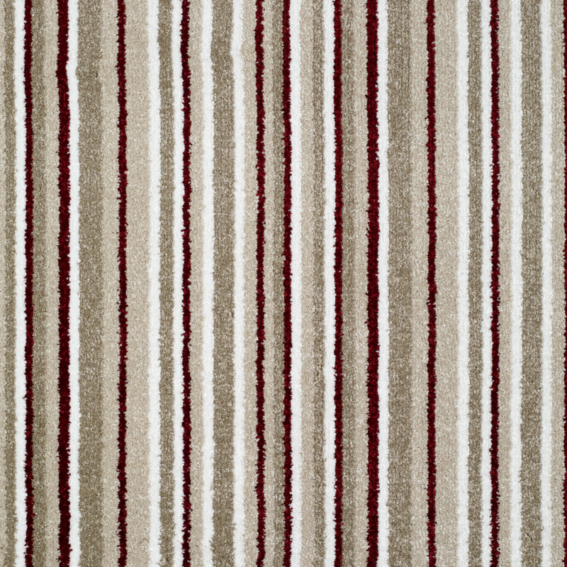 Banquet Chilli Striped Carpet