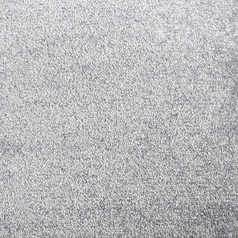 Grand Deluxe Metallic Twist Pile Fin Silver Grey Carpet