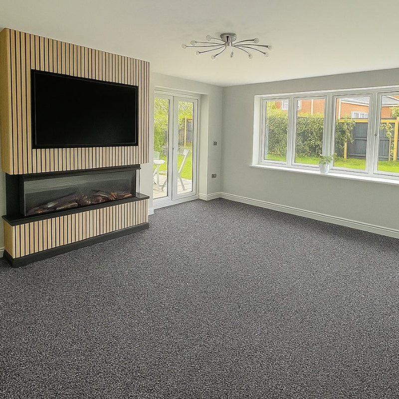 SCS Olympia Gunmetal Black Grey Carpet SCS Olympia Gunmetal Black Grey Carpet