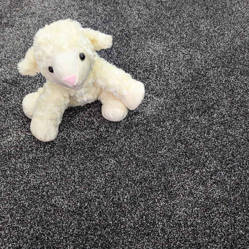 SCS Supreme Gunmetal Thick Black Grey Carpet