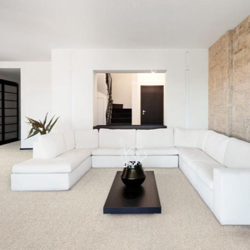 Satino Royale Beige Luxury Saxony Carpet Satino Royale Beige Luxury Saxony Carpet