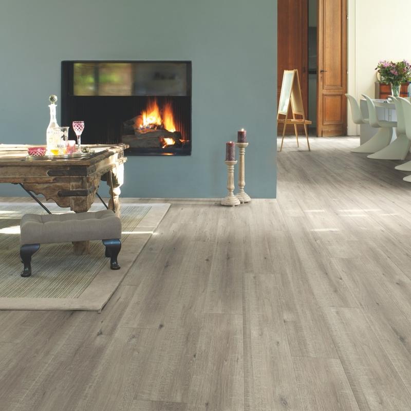 Quickstep Impressive Laminate Flooring Saw Cut Oak Grey product-2
