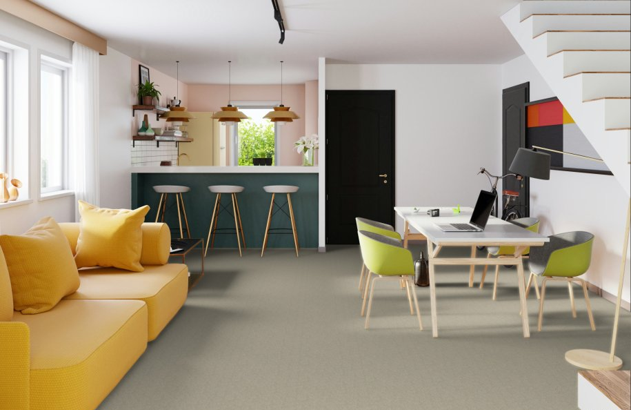 Soft cream tone carpet for living room