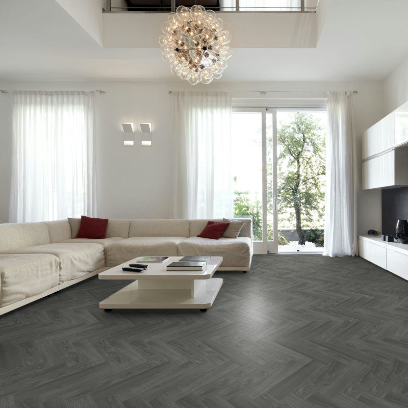 Swede Bay Dusky Herringbone Vinyl Flooring