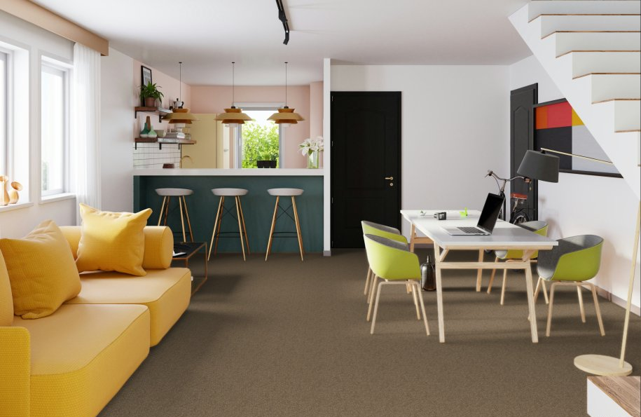 Ellesmere Acre Polyester Brown Carpet product-2