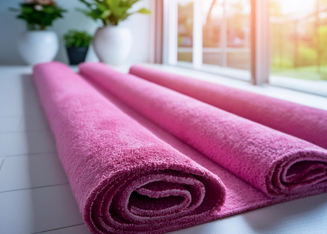 long sized pink carpet