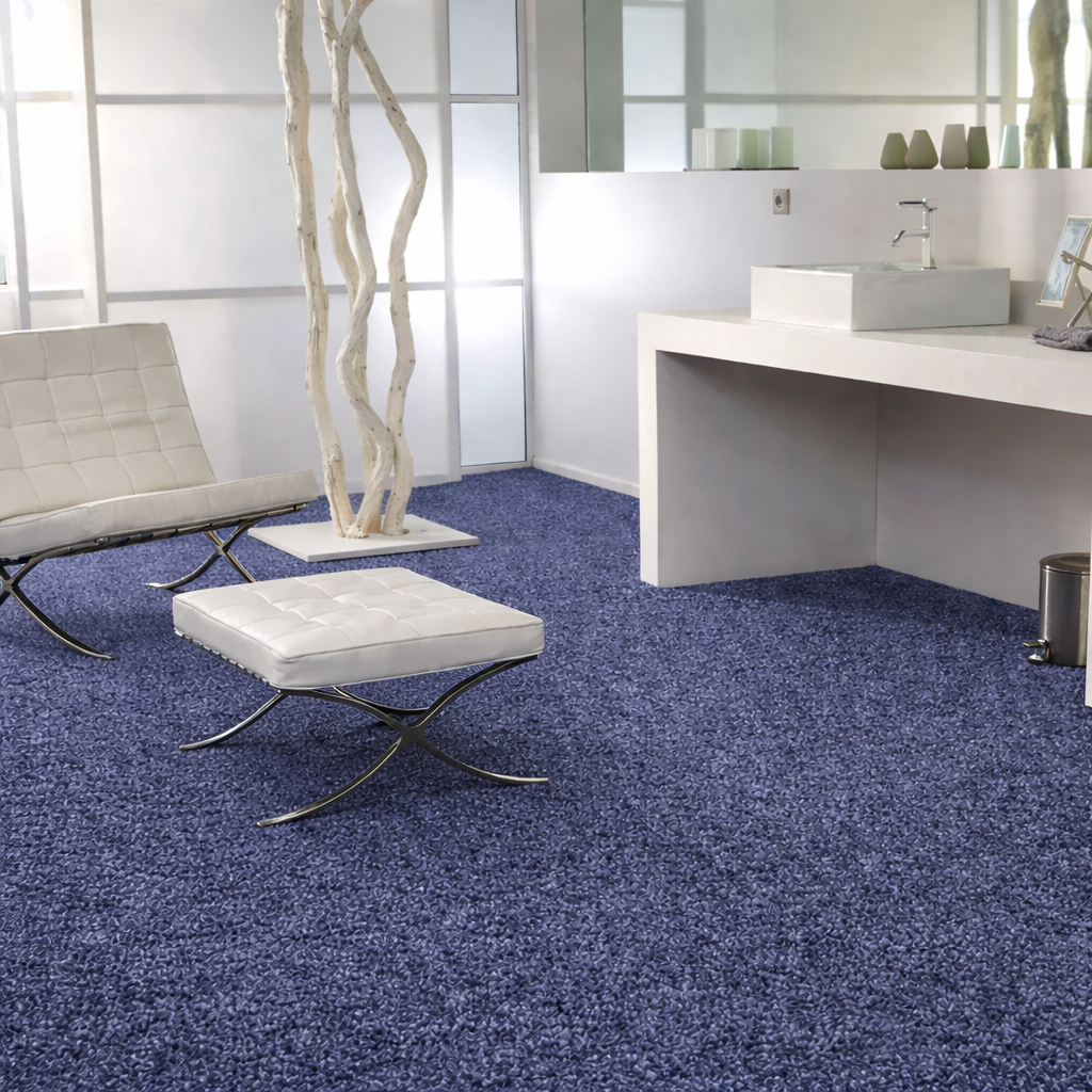 Living Room Carpet Blue Color