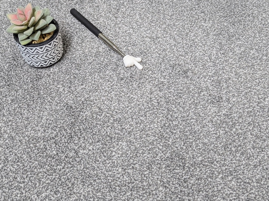 SCS Olympia Silver Saxony Carpet