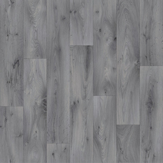 Adorius Grey Wood Effect Anti Slip Rated Vinyl Flooring