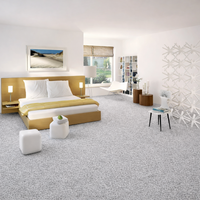 SCS Canaries 2 Tone Silver White Thick Carpet