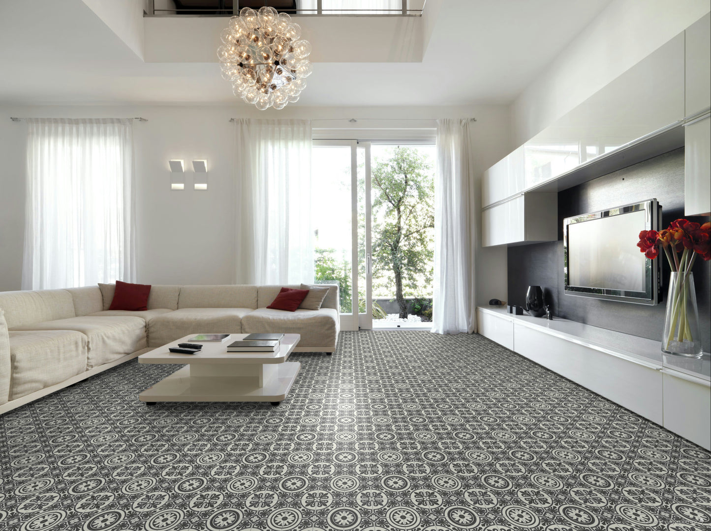 Celtic Motif Vinyl Flooring