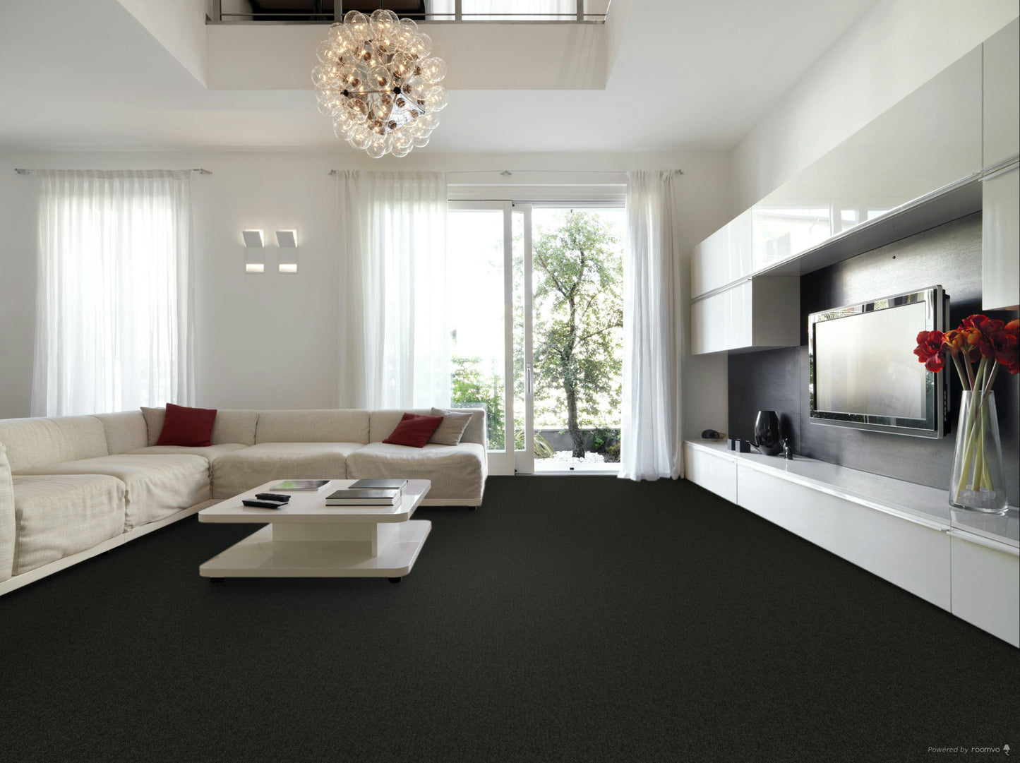 Charcoal Black Carpet Flooring