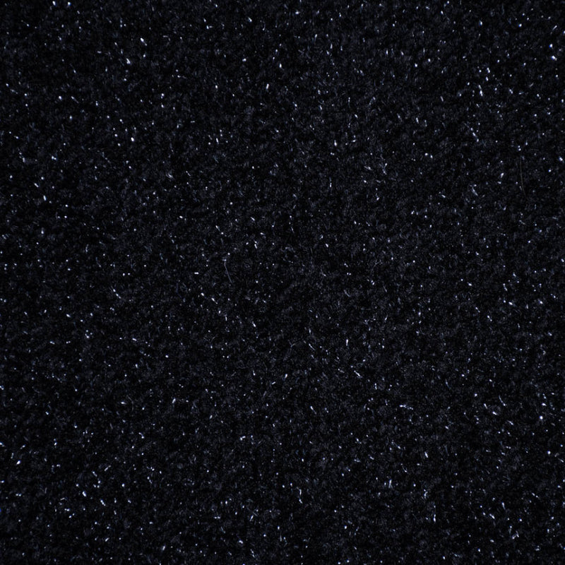 Glitz Sparkle Black Glitter Carpet