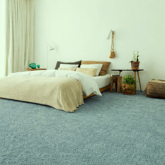 Granada Elite Luxury Thick Aqua Blue Carpet