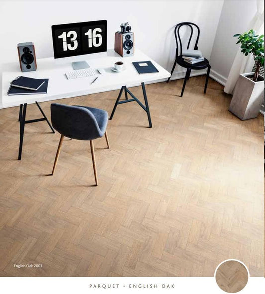 HP Parquet English Oak