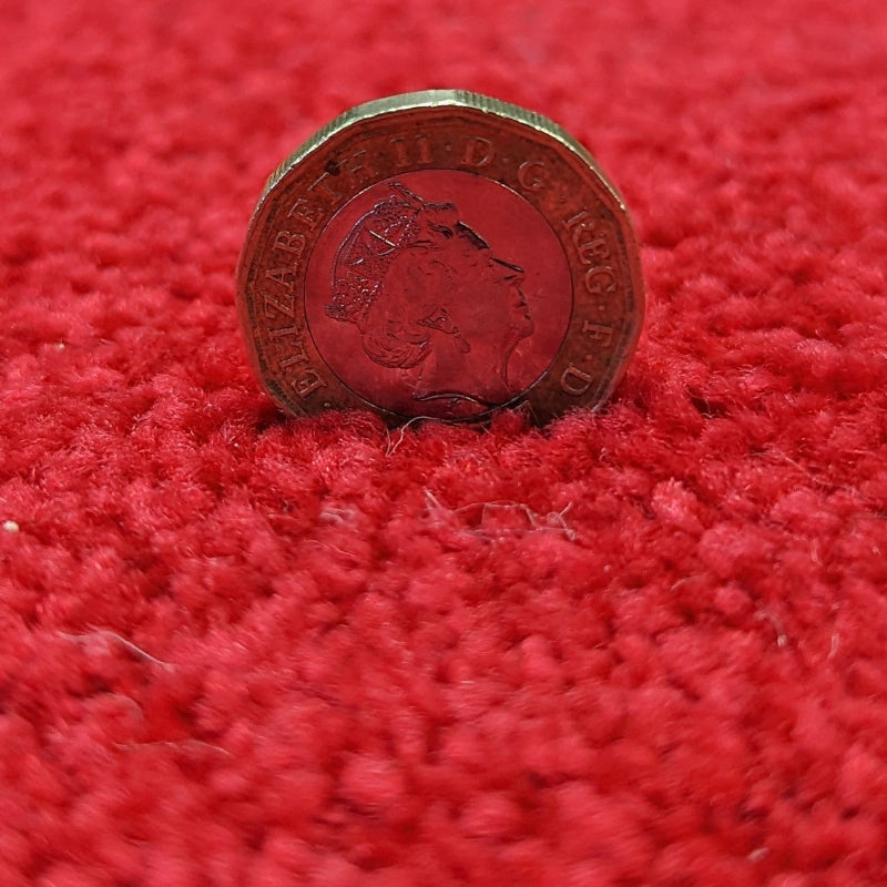INVI Cerise Red Twist Pile Carpet