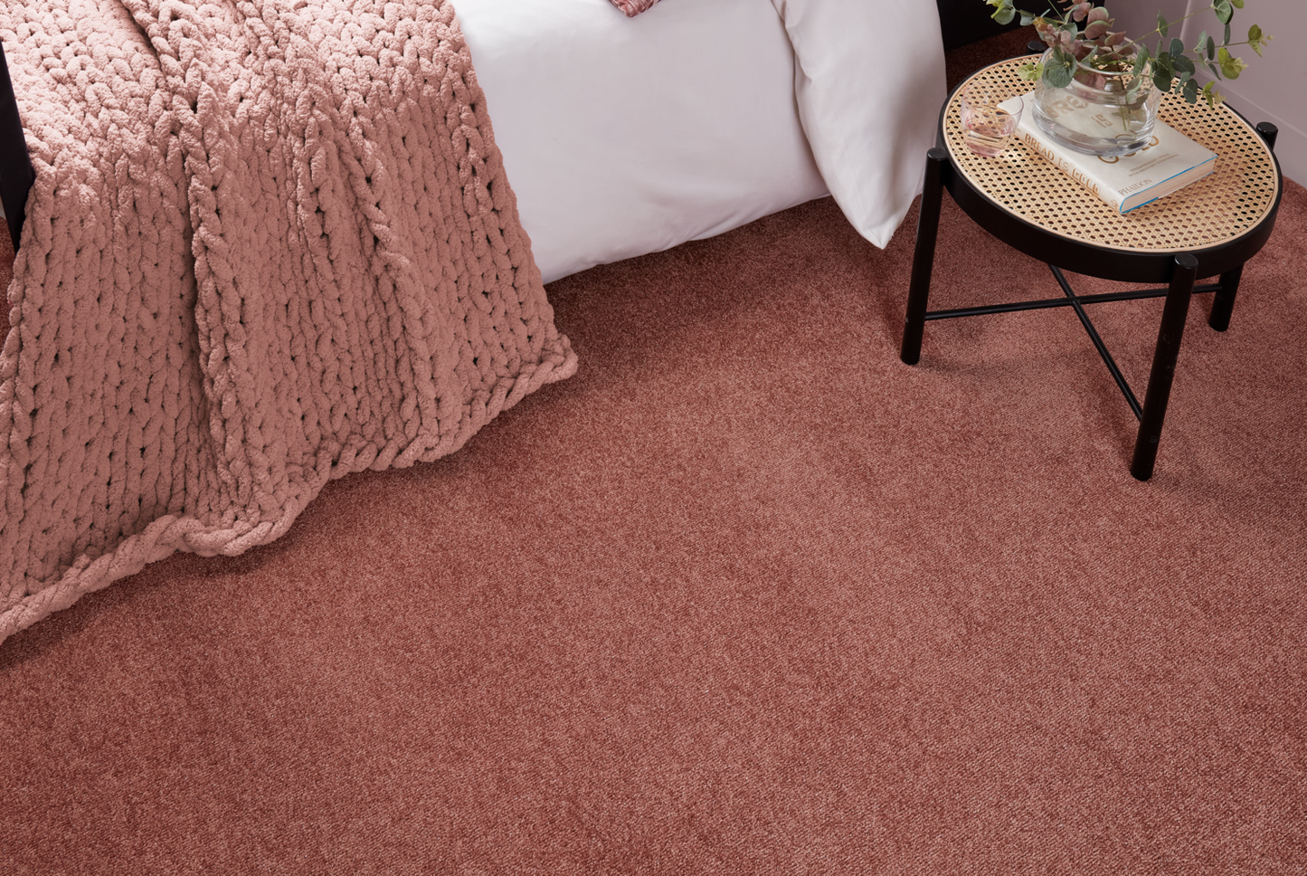 Iridescence Rose Quartz Sparkle Carpet