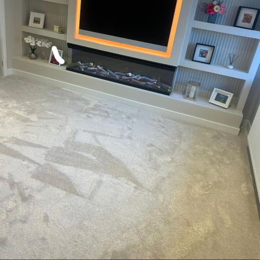 Kenvy Light Beige Saxony Luxury Carpet