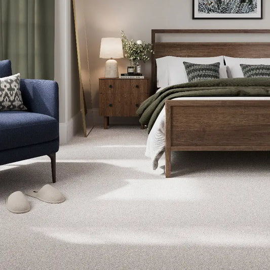 Kenvy Silver White Luxury Soft Carpet