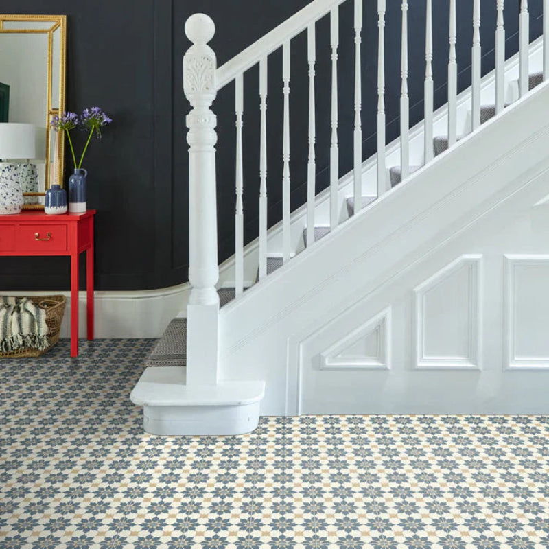 Lifestyle Floors Baroque Rubens Blue Lino Vinyl Flooring