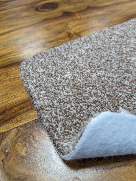 Modern Light Brown Saxony Carpet