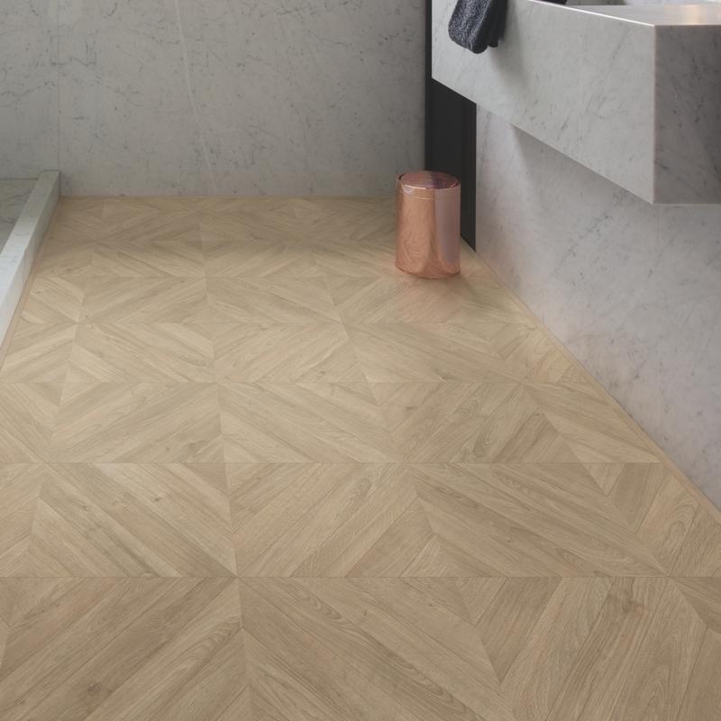 Pattern Chevron Oak Taupe Laminate