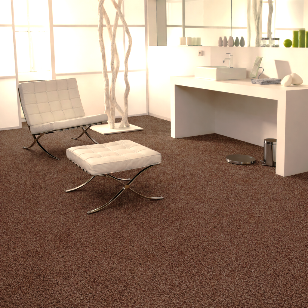 Luxury Thick Carpet Brown