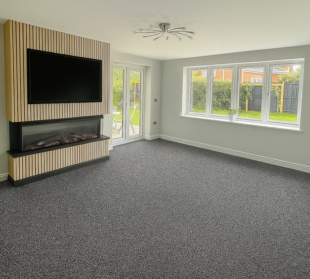 SCS Olympia Gunmetal Black Grey Carpet
