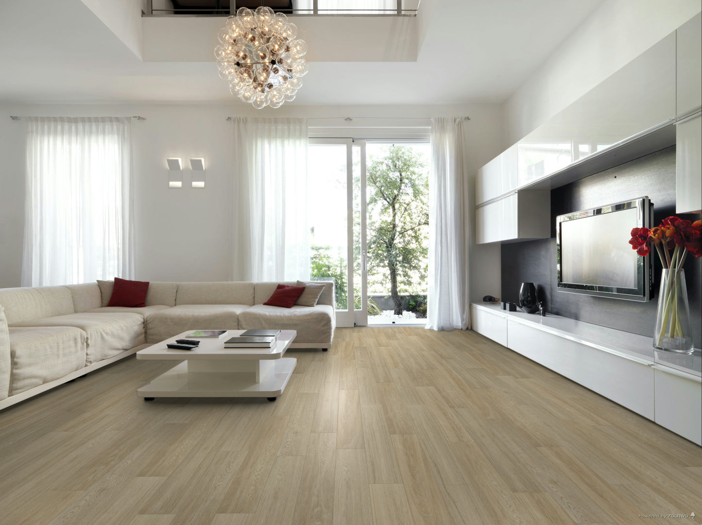 Sepia Oak Vinyl Flooring
