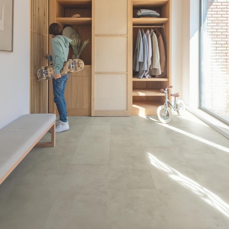 Sleek and Contemporary Quick Step Muse Grey Concrete Finish