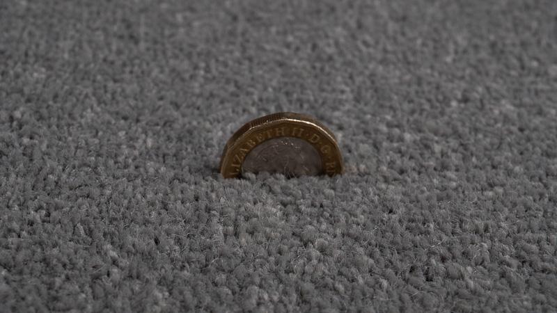 Solid grey grangewood soft carpet